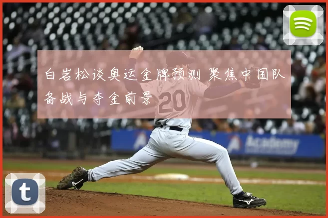 白岩松谈奥运金牌预测 聚焦中国队备战与夺金前景