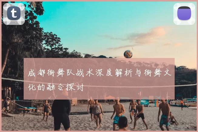 成都街舞队战术深度解析与街舞文化的融合探讨