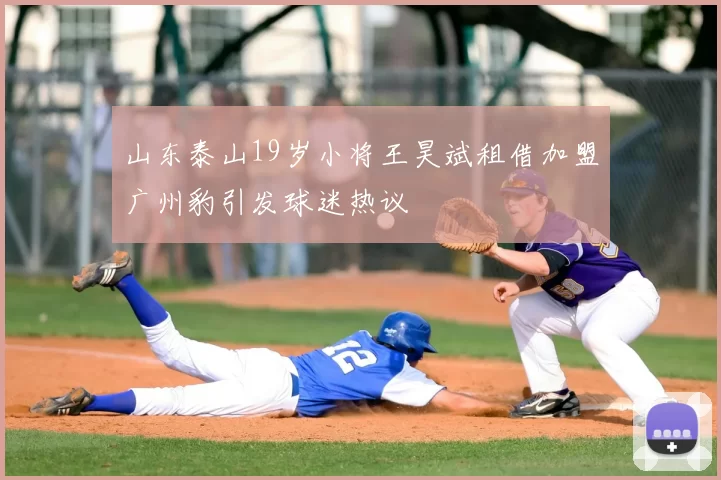 山东泰山19岁小将王昊斌租借加盟广州豹引发球迷热议