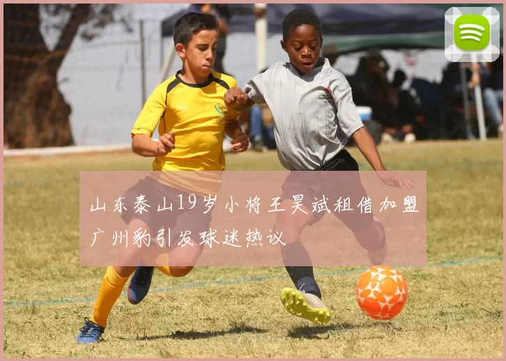 山东泰山19岁小将王昊斌租借加盟广州豹引发球迷热议