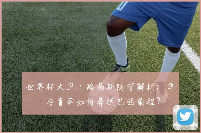 世界杯大卫·路易斯防守解析：华丽与鲁莽如何葬送巴西前程？